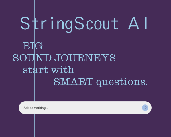 StringScout AI — big sound journeys start with smart questions
